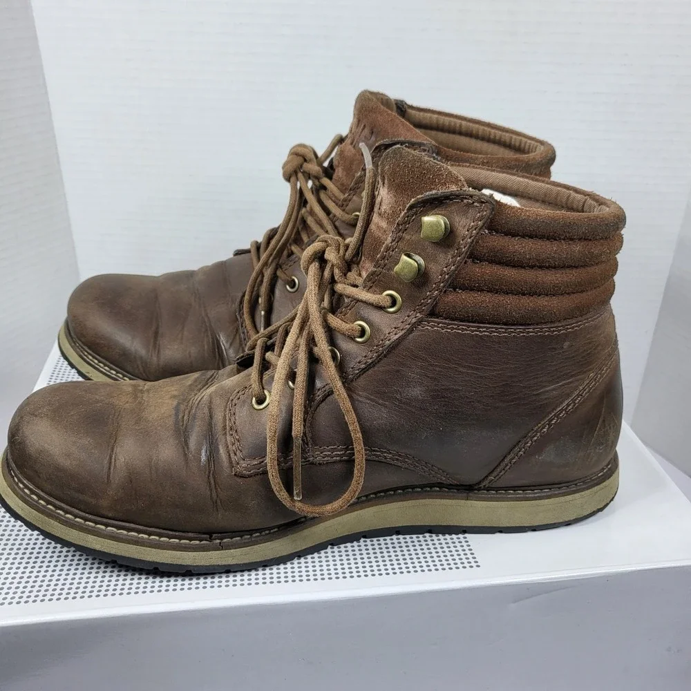 Helly Hansen‎ Conrad Mens 9 Chestnut Leather Boots Brown 108-76.740 Gorpcore